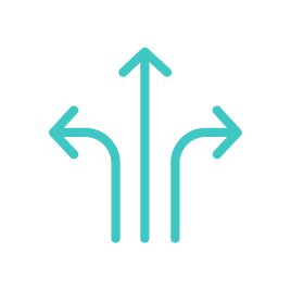 Purple Barchart Icon