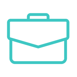 Purple Three Directions Arrows Icon