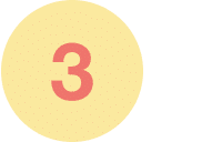 Number 3 in yellow circle