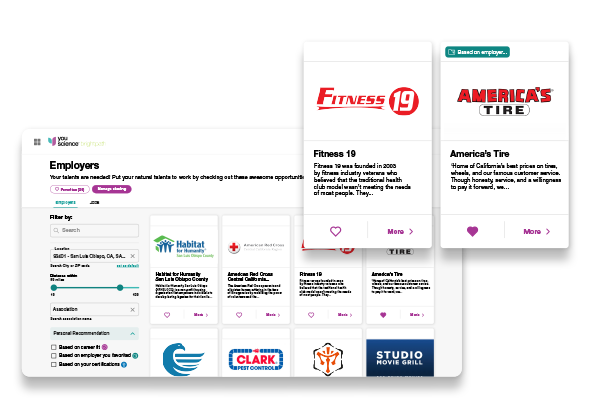 student wearing glasses