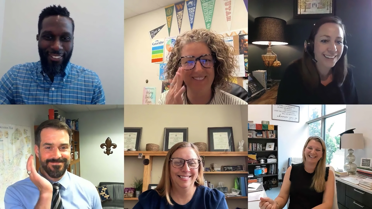Counselor Roundtable on video meeting