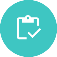 clipboard check mark icon